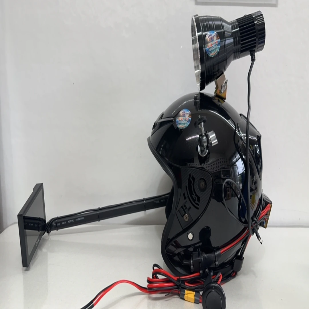 山海户外AH25热成像改装200瓦终结炮坦克头盔热改装（不含热）