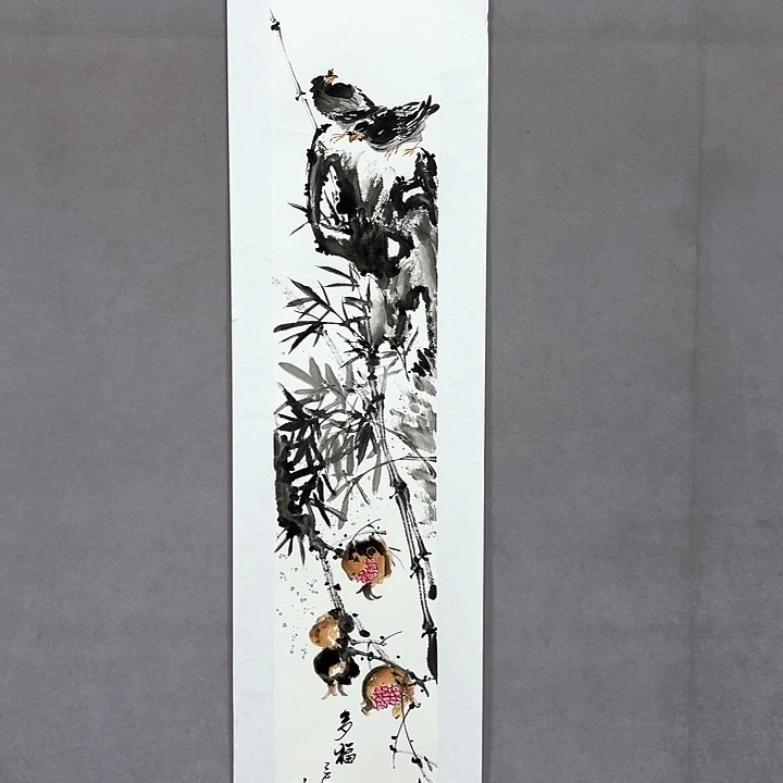 国画亲笔手绘放心去藏