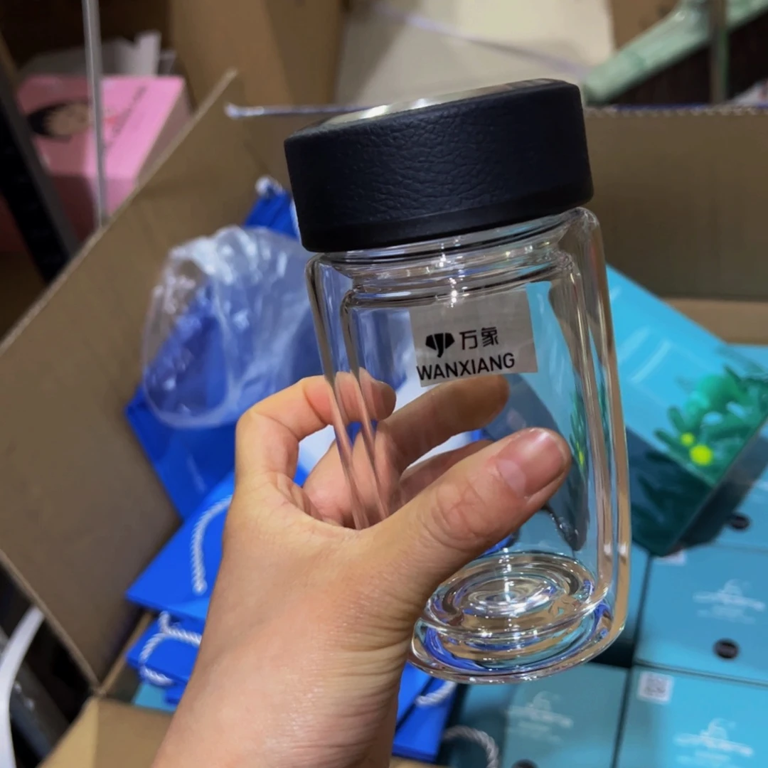 V65没有网280➕杯套双层玻璃杯280