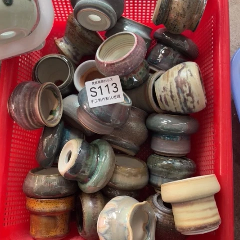 紫砂花盆微瑕113口径4到5