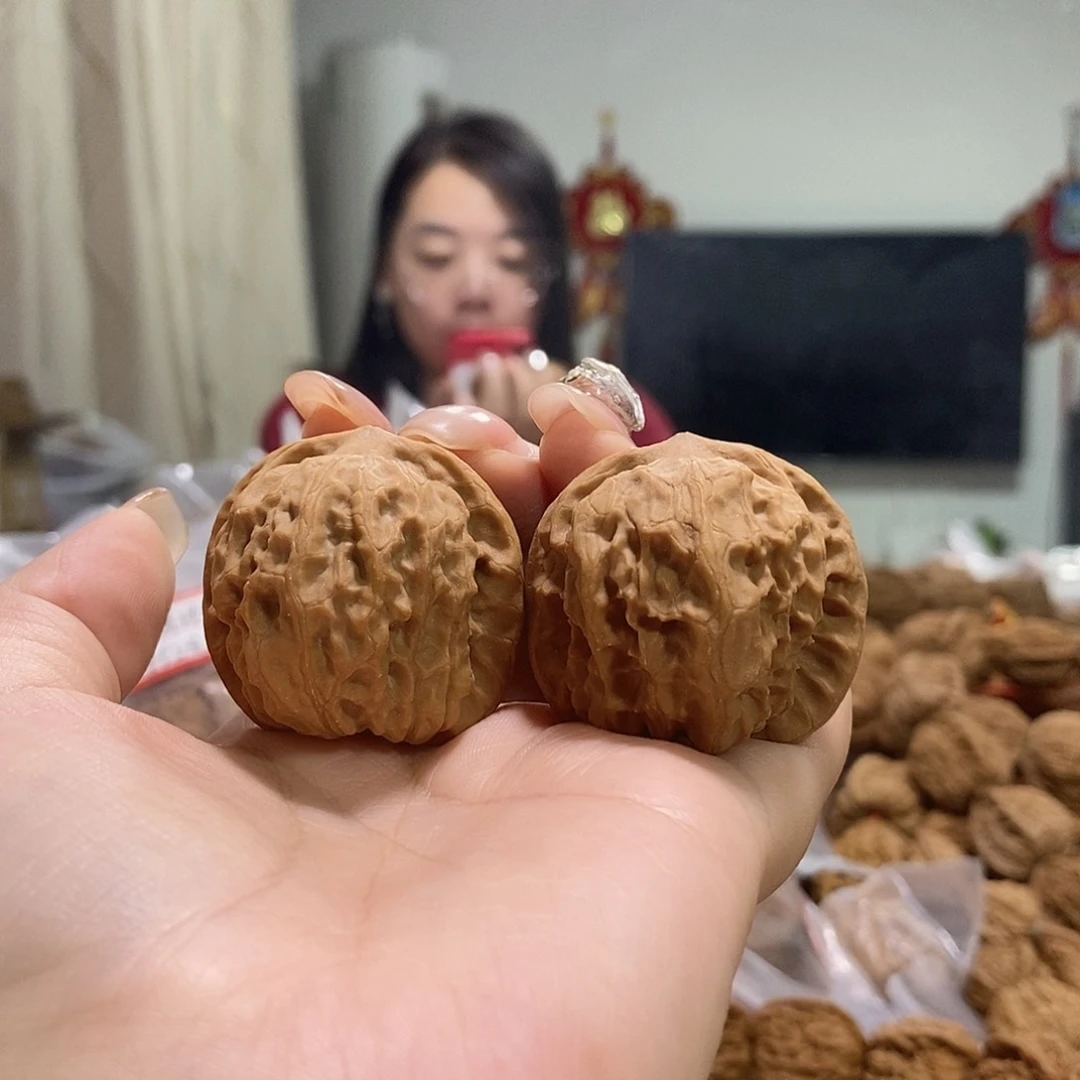 把件文玩核桃38野狼