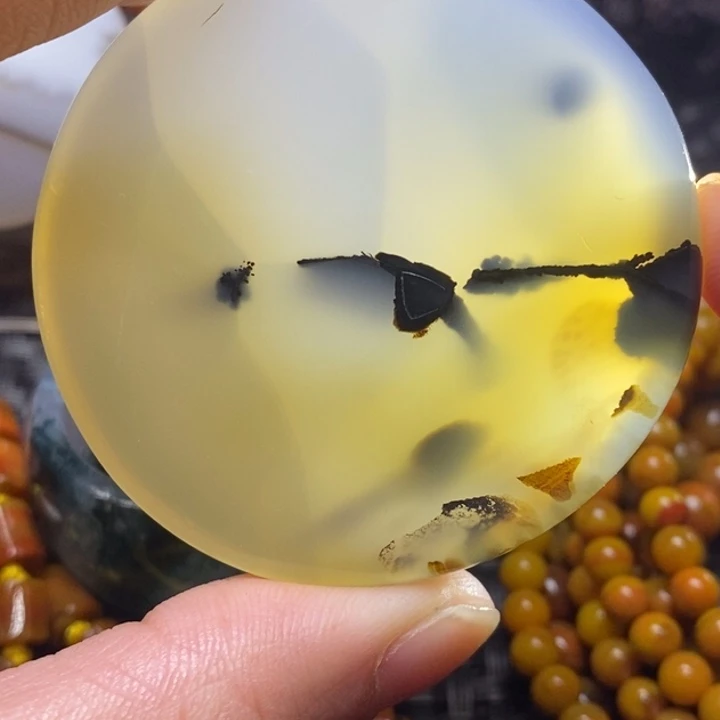 玛瑙/玉髓颈饰未镶嵌铁*