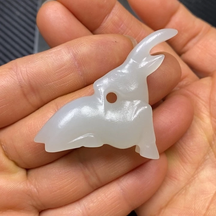 和田玉挂件未镶嵌萧*