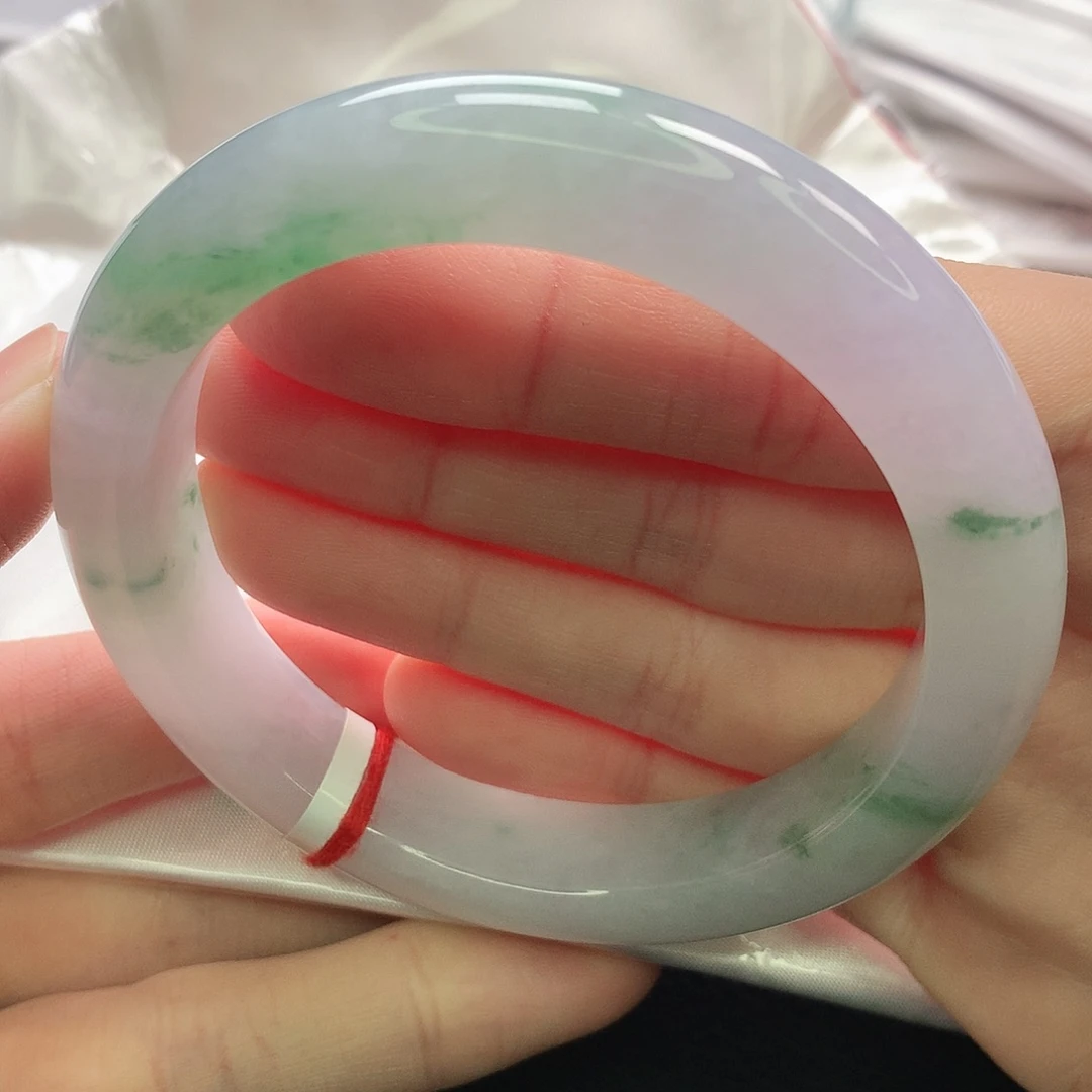 翡翠未镶嵌手镯缅甸5758