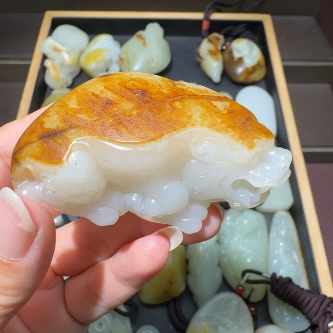 和田玉未镶嵌吊坠(不含链)