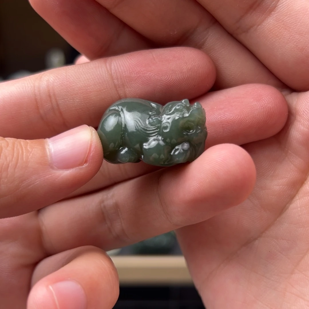 和田玉未镶嵌挂件尚**E