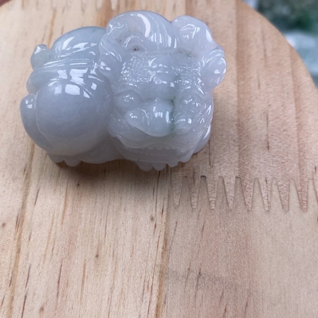 翡翠未镶嵌颈饰多人霸王貔貅吊坠