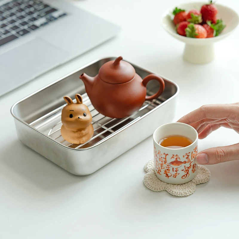 德白工位茶具创意陶瓷茶壶茶杯办公室泡茶器单人泡茶简约功夫茶具