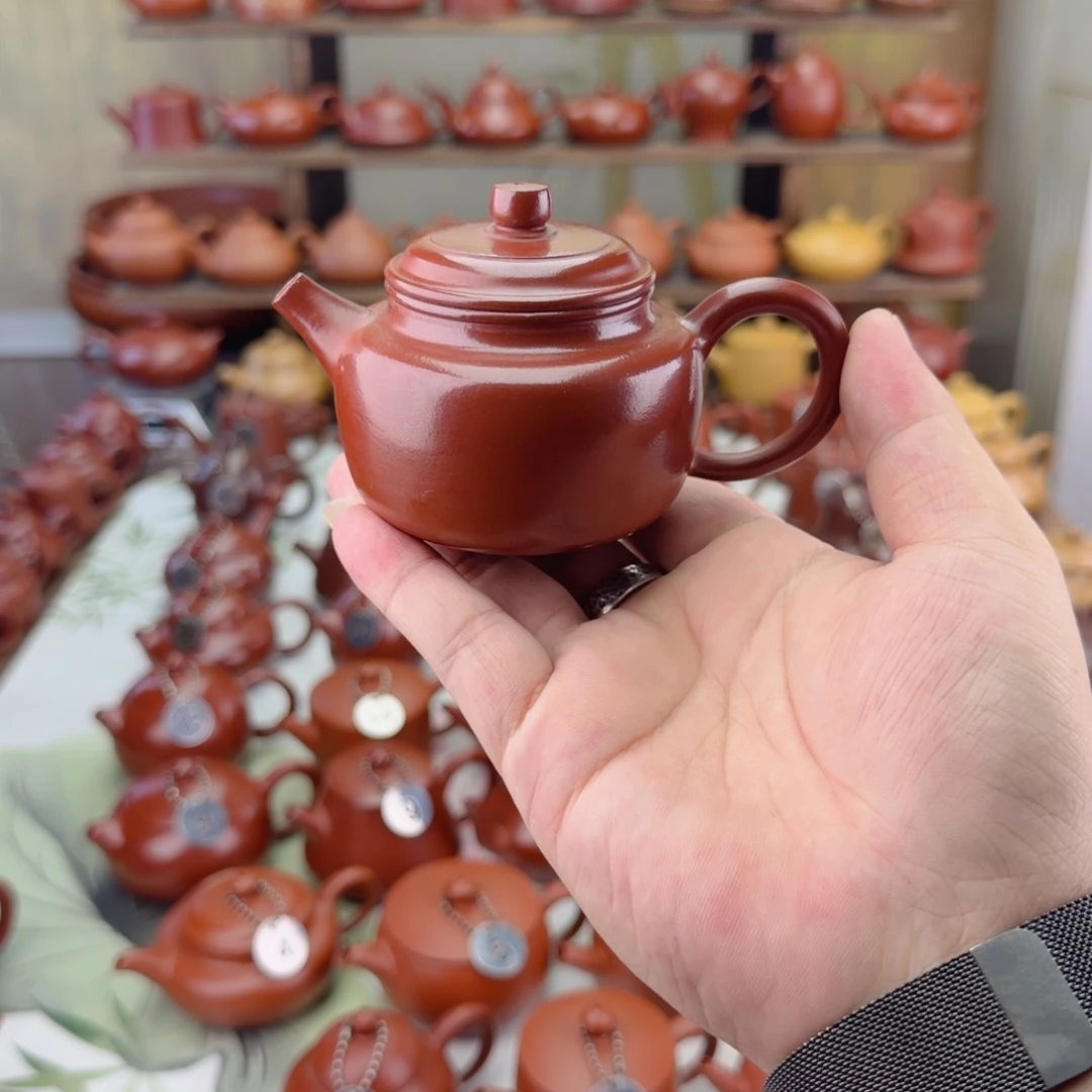 ***ㅤ紫砂茶壶100cc德钟加花瓶加千线加竹节杯