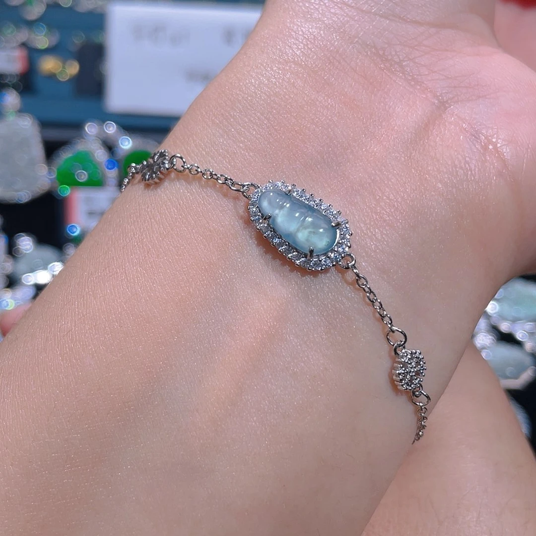 未镶嵌手链翡翠手链