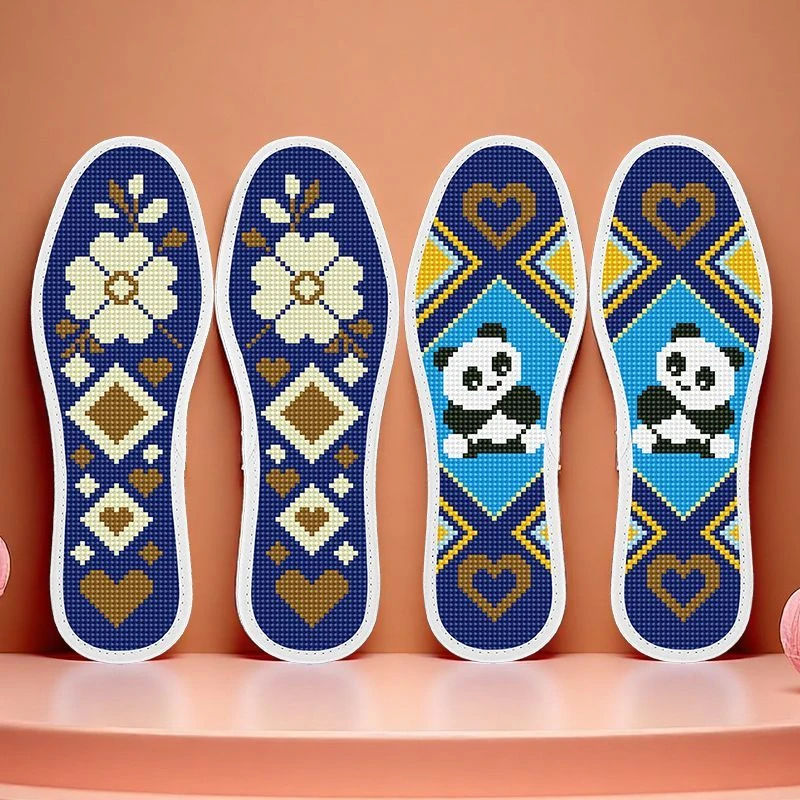 2026全新款十字绣鞋垫子送礼佳品生日快乐纯手工半成品情侣带针线