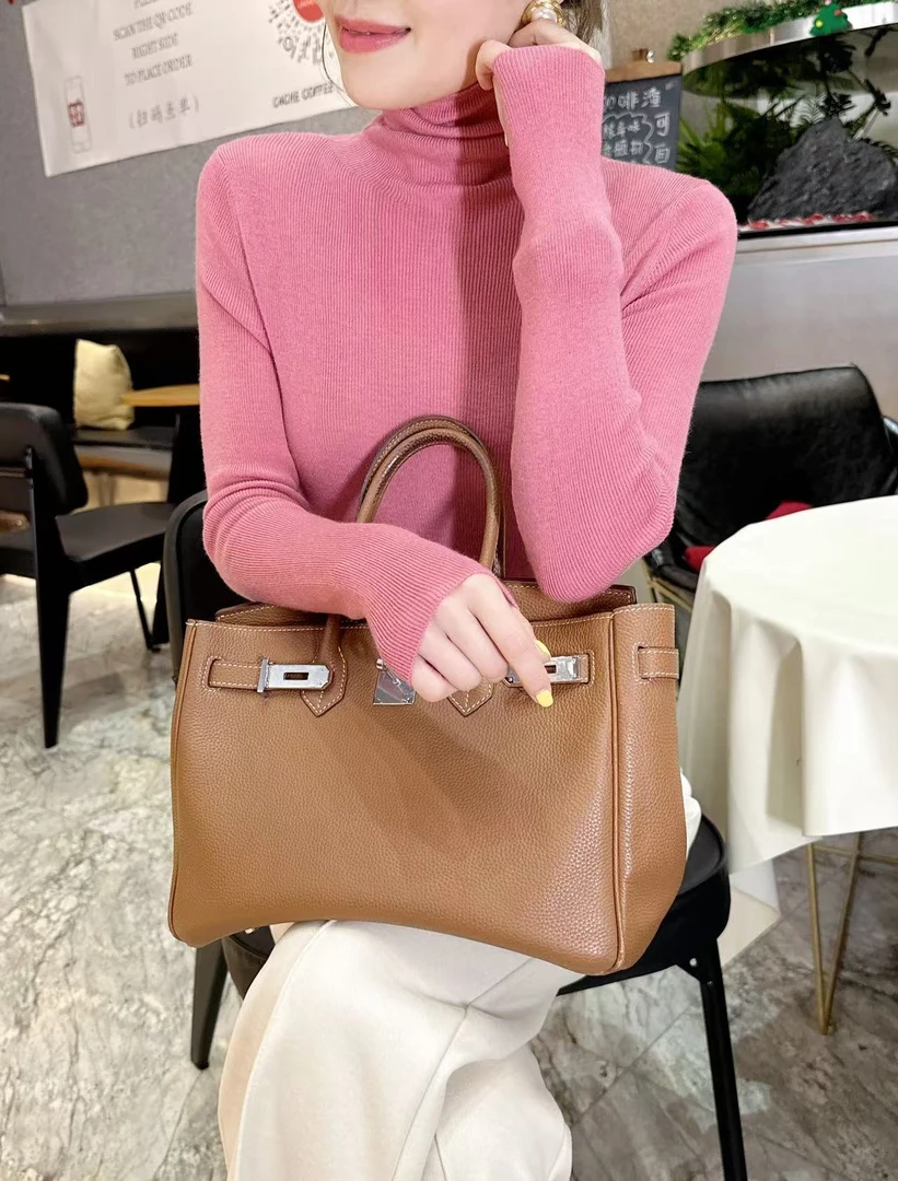 [ZQHK]子琪品牌2024年冬季新款气质女人味中领羊毛衫