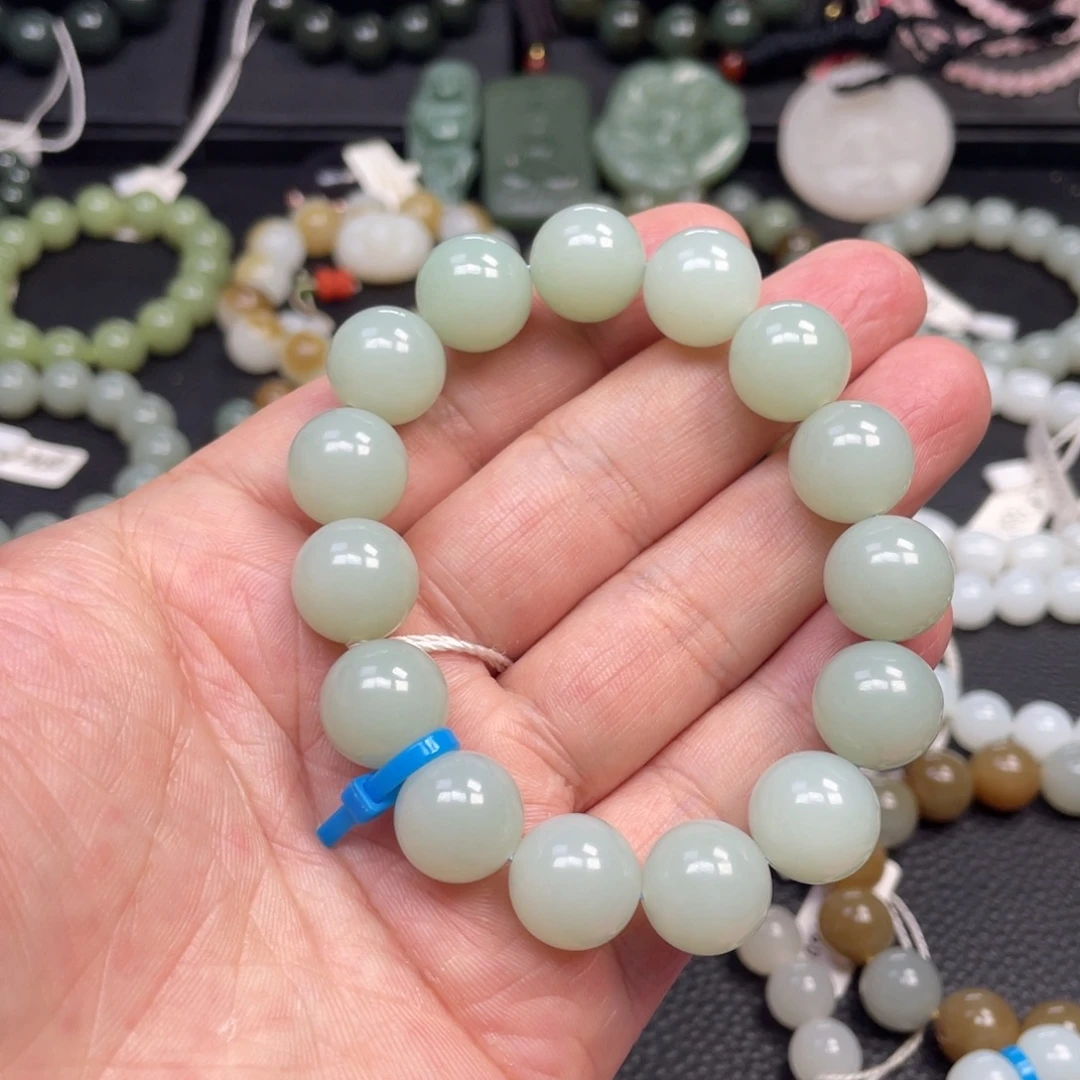 和田玉未镶嵌手链