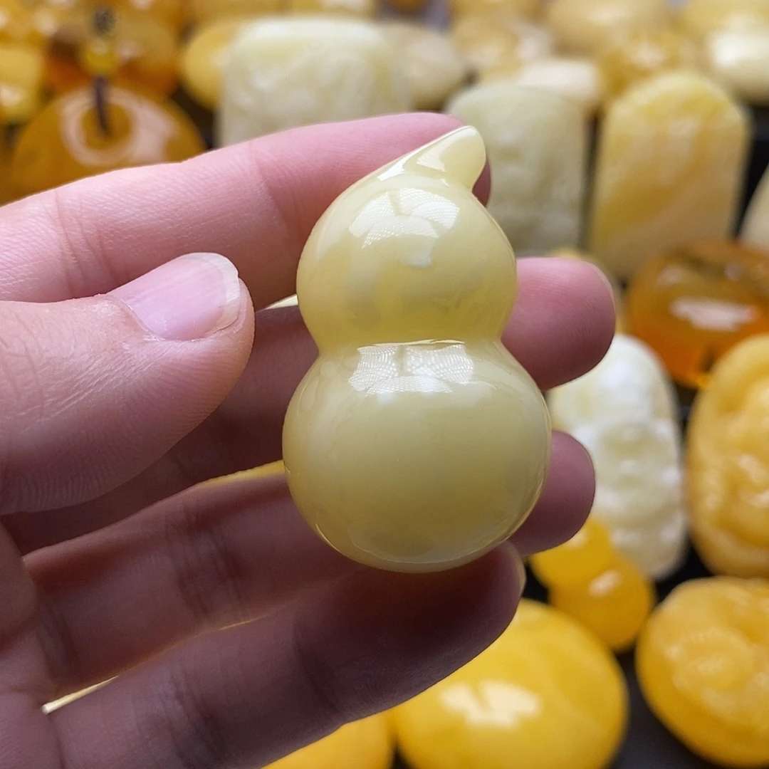 琥珀颈饰未镶嵌琥珀蜜蜡吊坠