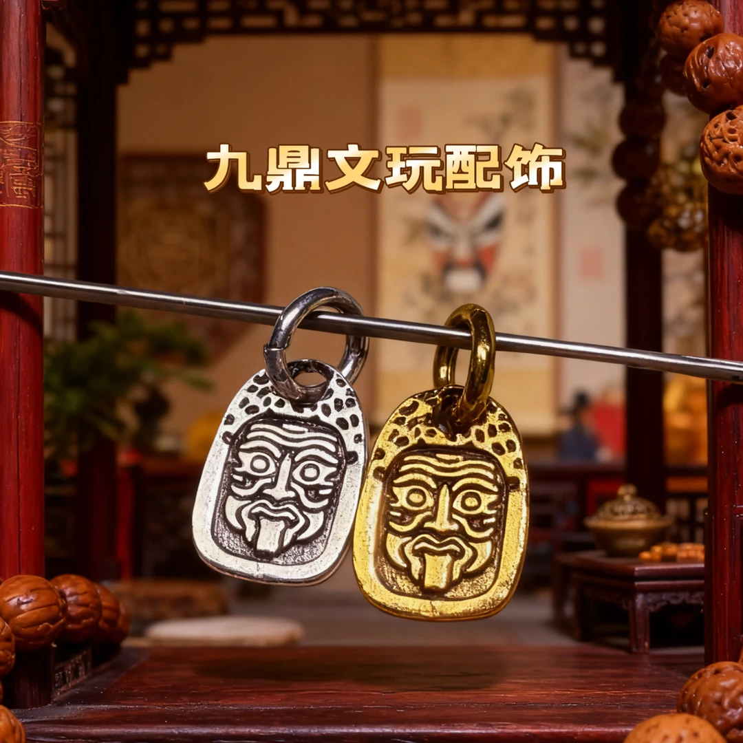 02款藏式扎基拉姆小侧挂复古金色和复古银色手串、手持、108小侧挂