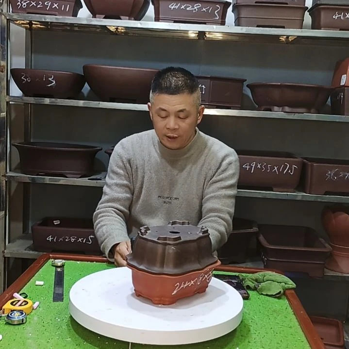 一***醉宜兴紫砂花盆花盆