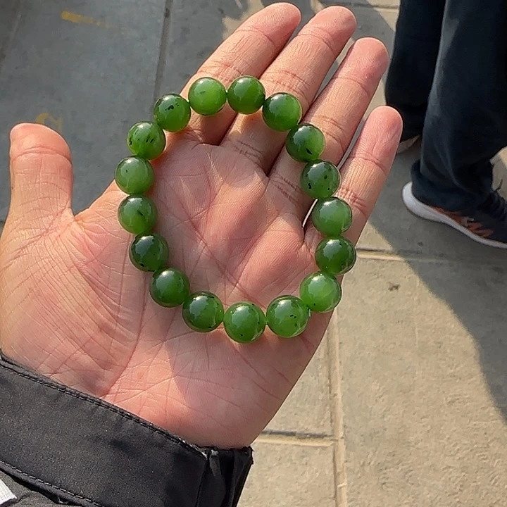 和田玉（碧玉）颈饰未镶嵌