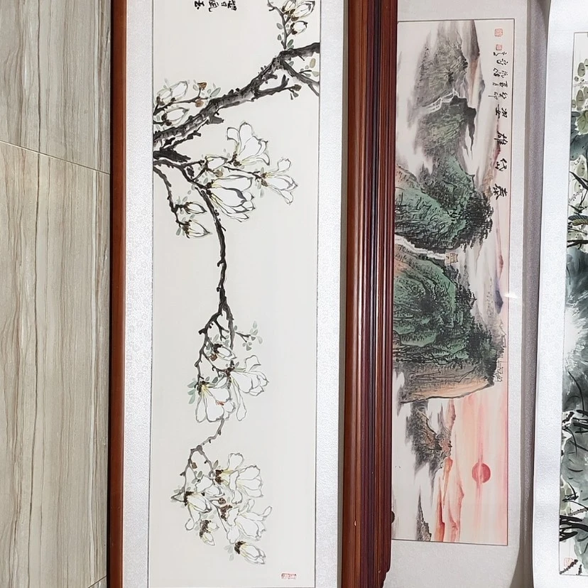 【闪购商品】国画书画作品带框163×48