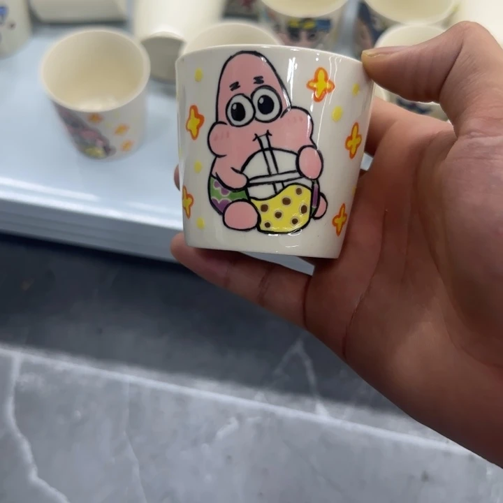 高温釉下彩纯手工手绘