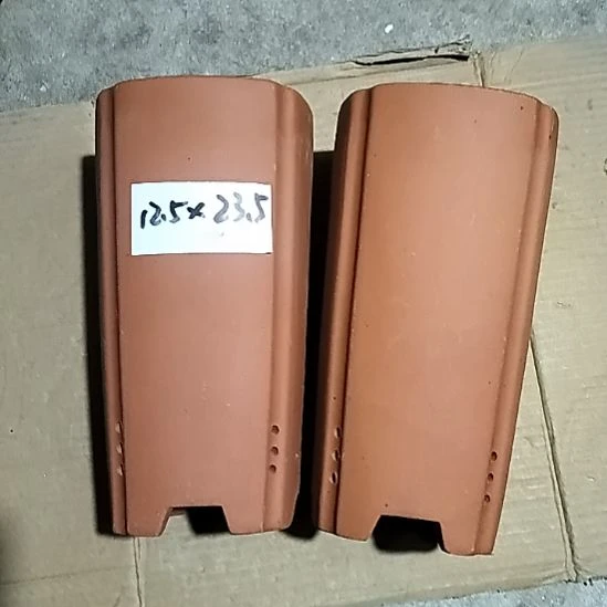 紫砂红泥四方签筒两个