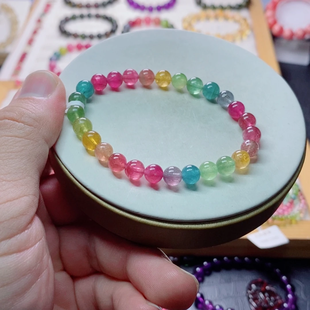 未镶嵌碧玺手链碧玺