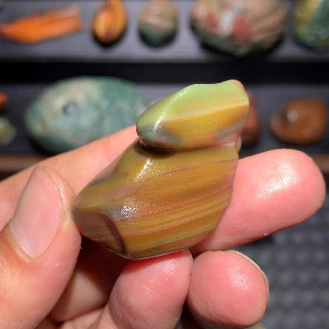 l***5玛瑙/玉髓合金挂件