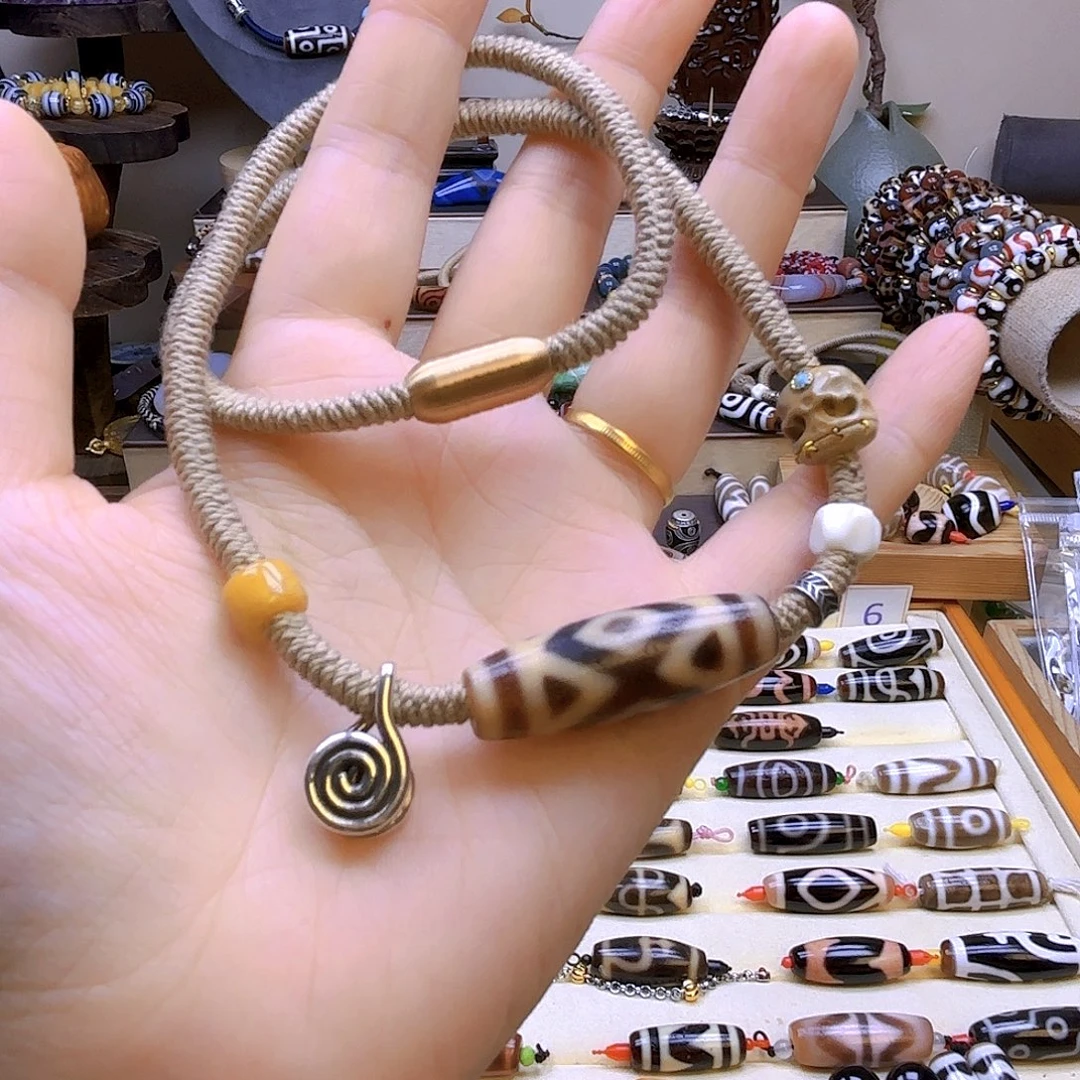 玛瑙/玉髓合金颈饰