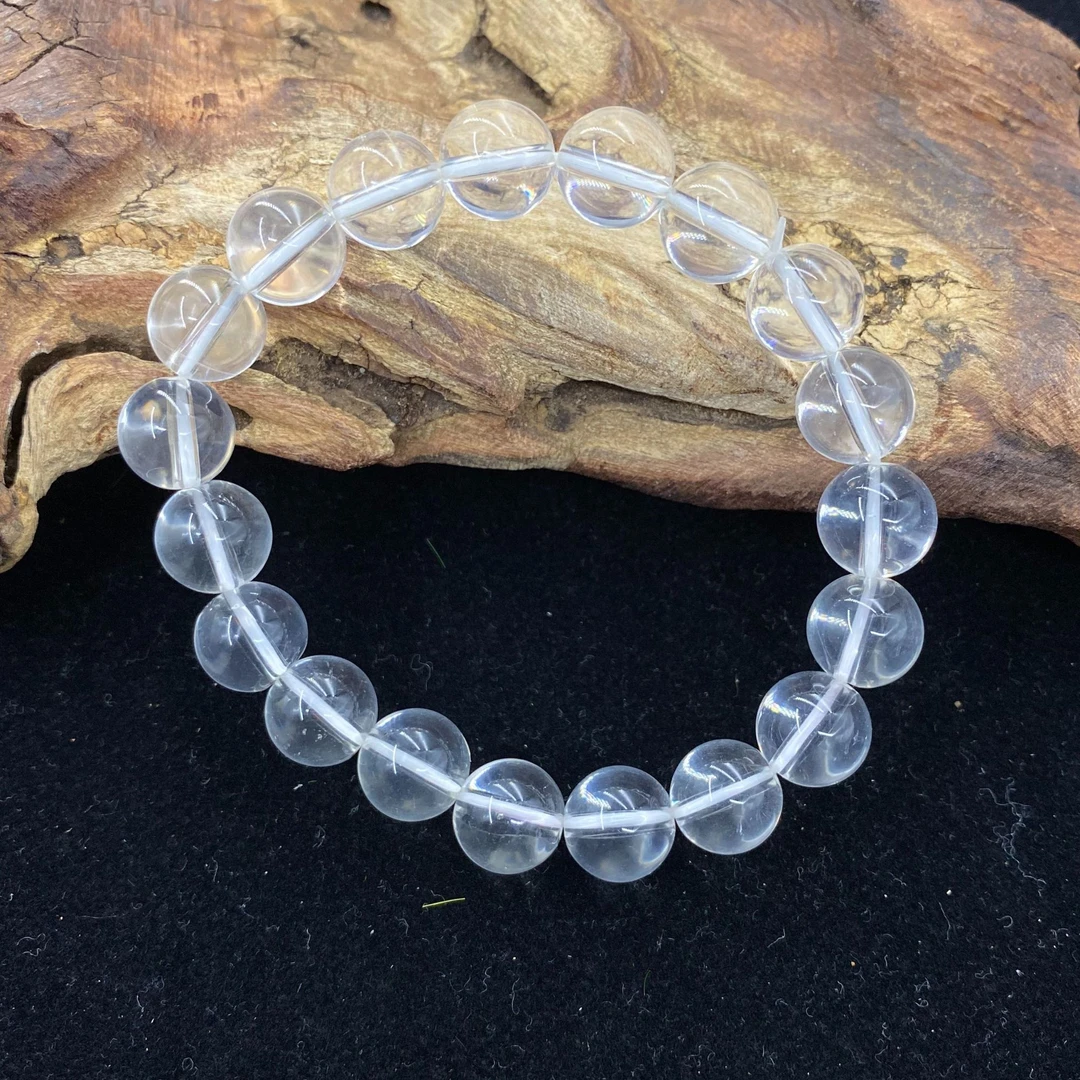 白水晶手串【小北质检】ZJL92Z3多样性发一10mm+