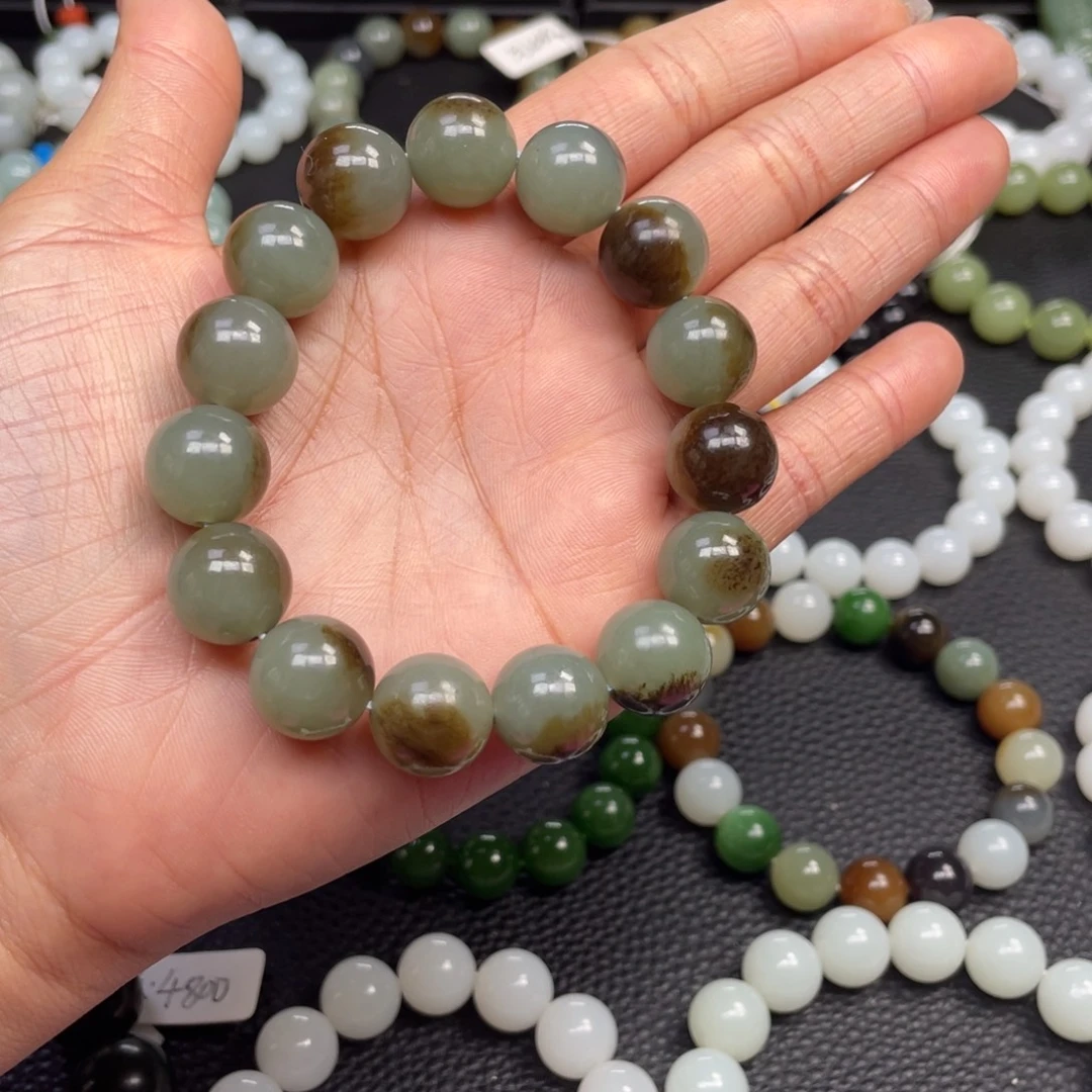 和田玉未镶嵌手链