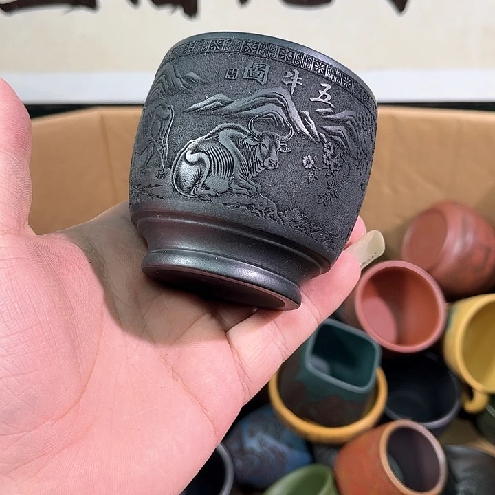 茶杯紫砂全手工紫砂主人杯