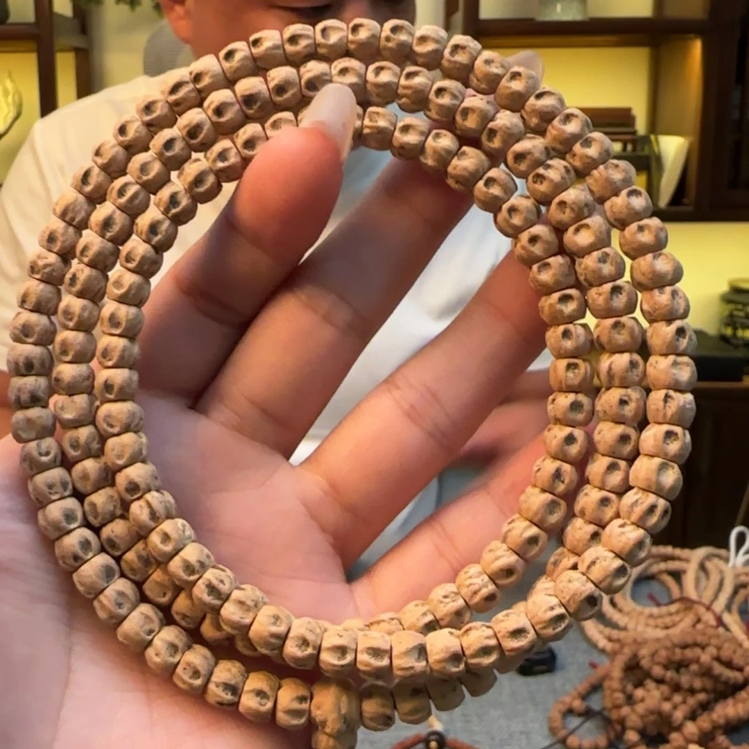 柏香籽/百香籽手串溶洞6