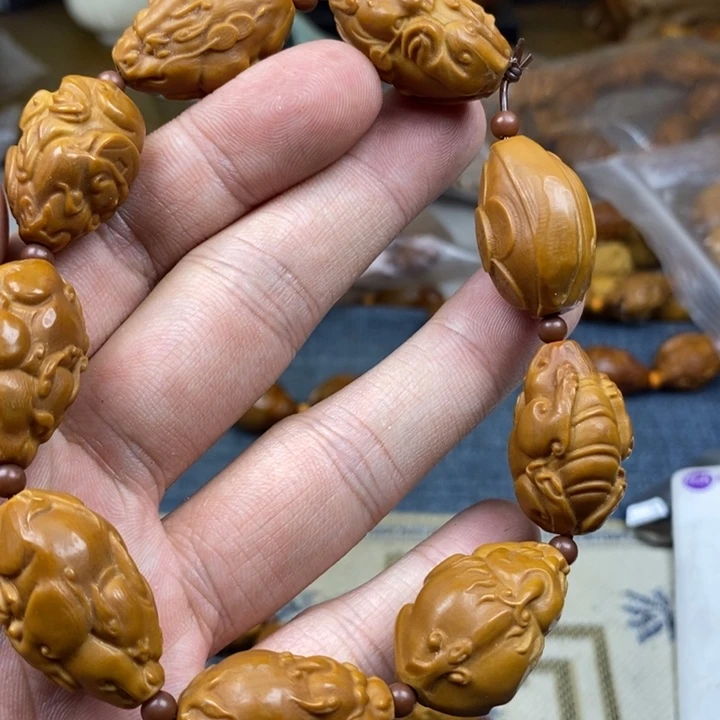 橄榄核手串/手链橄榄核雕工艺手串