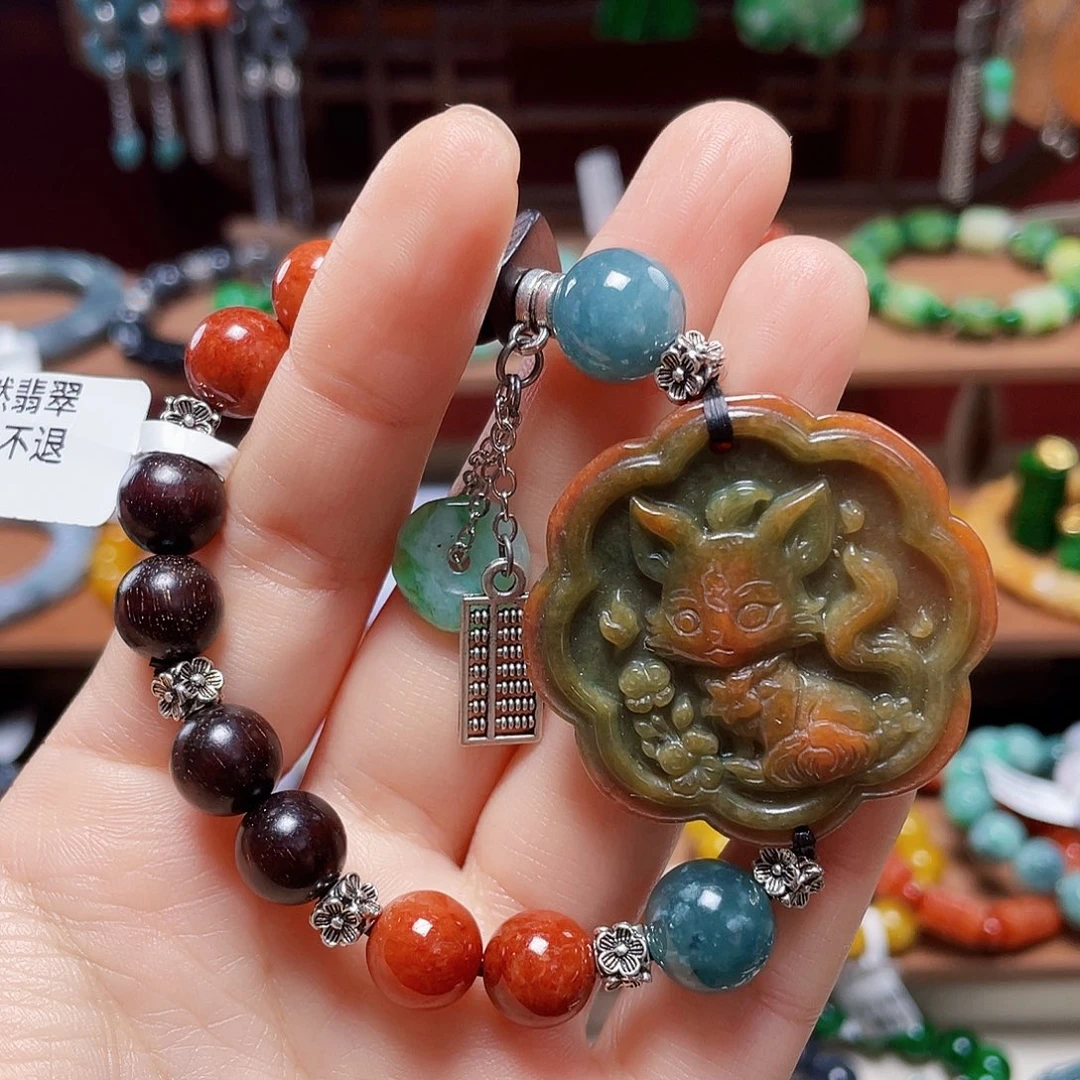 翡翠未镶嵌手链饰品