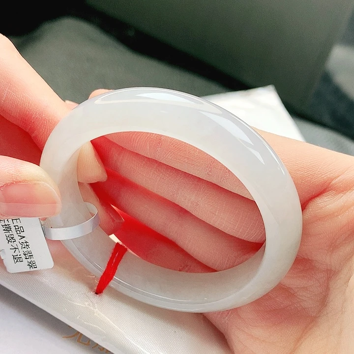翡翠未镶嵌手镯缅甸天然a货翡翠手镯
