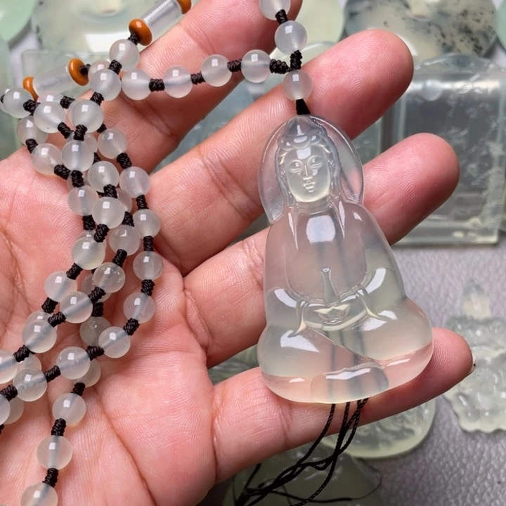 家***兽岫玉未镶嵌吊坠(赠链)