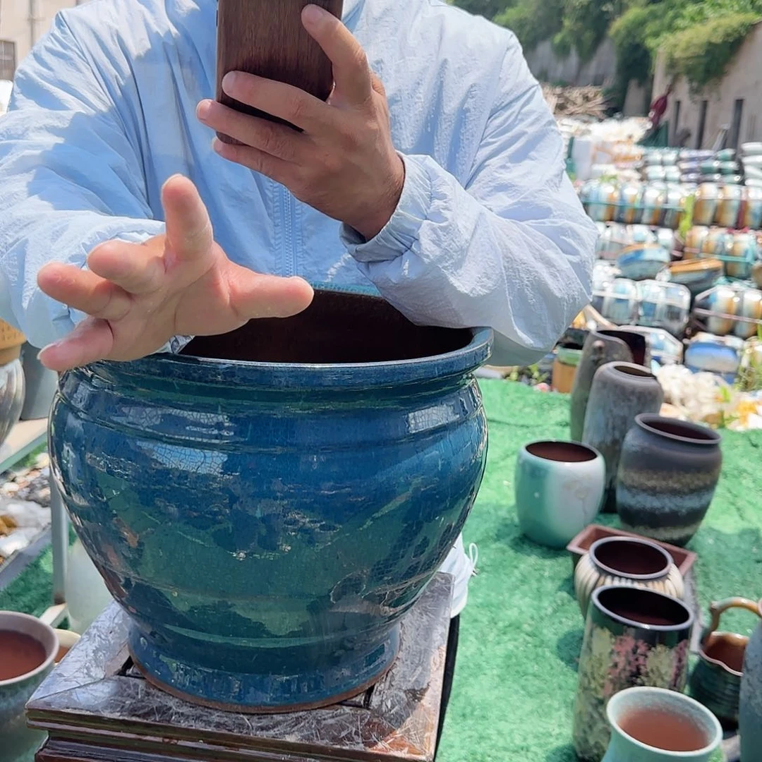 紫砂花盆王嫂花盆0627-545高28口34