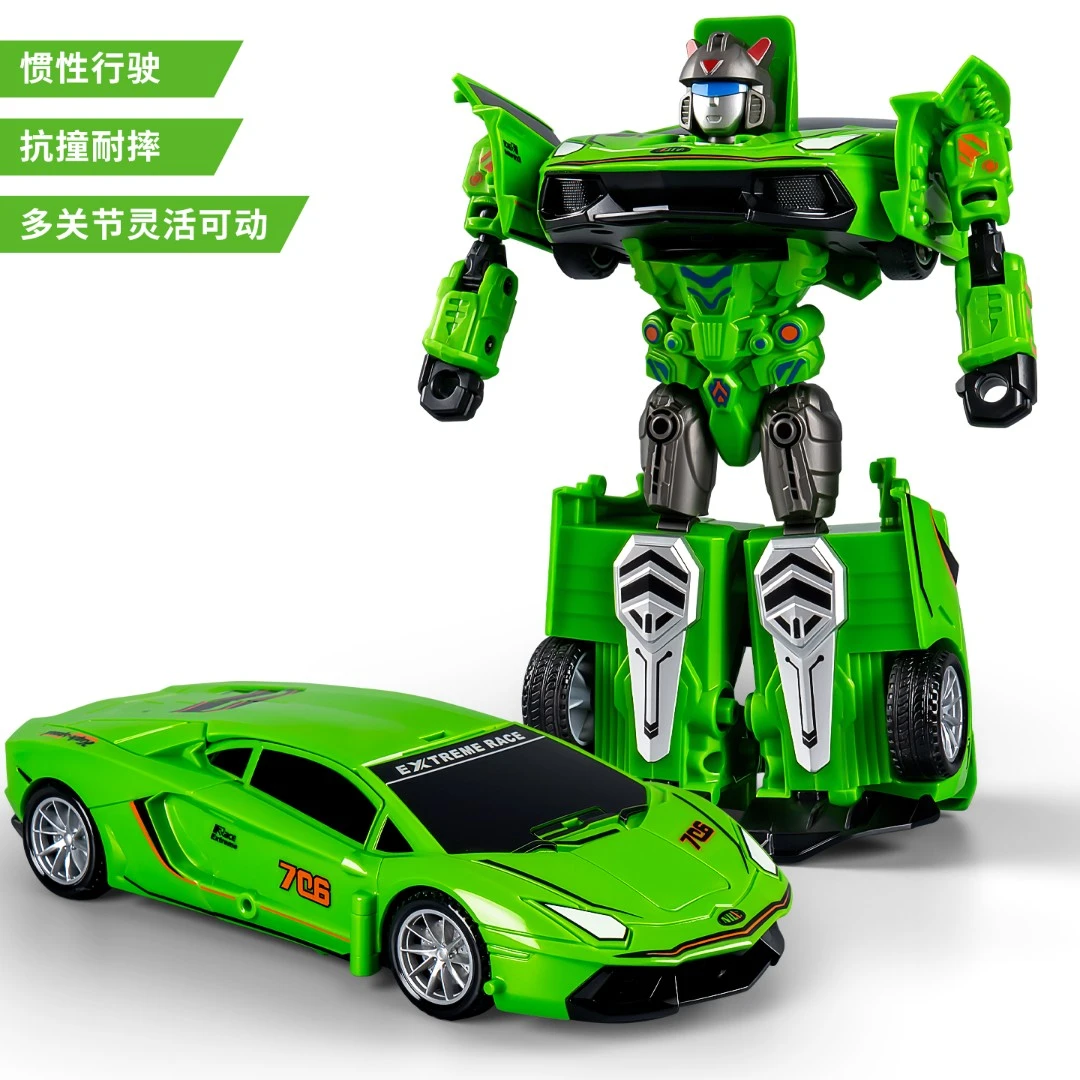 儿童变形汽车机器人玩具男孩机甲战士多关节可动3-6岁儿童玩具