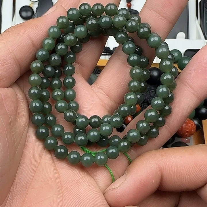 和田玉（青玉）颈饰未镶嵌卡6福利108