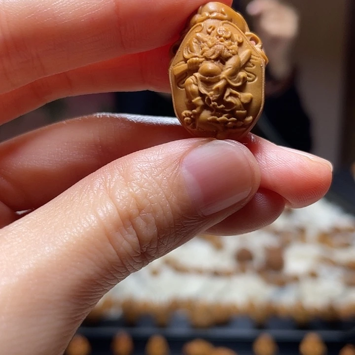 橄榄核吊坠橄榄 钟馗