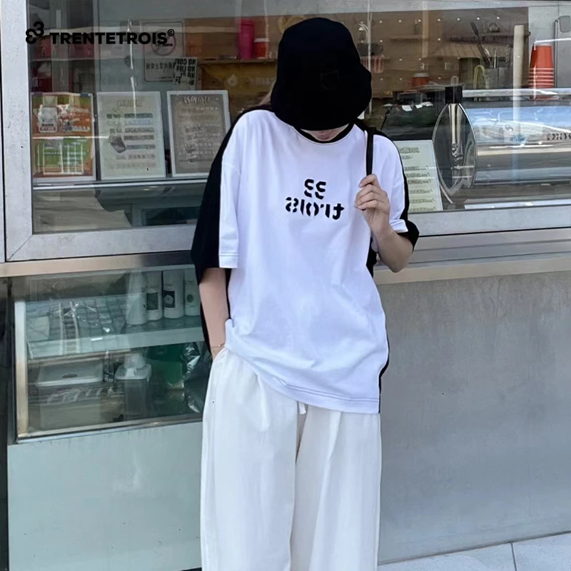 33潮牌短袖T恤纯棉宽松国潮印花休闲短袖T恤T57206056