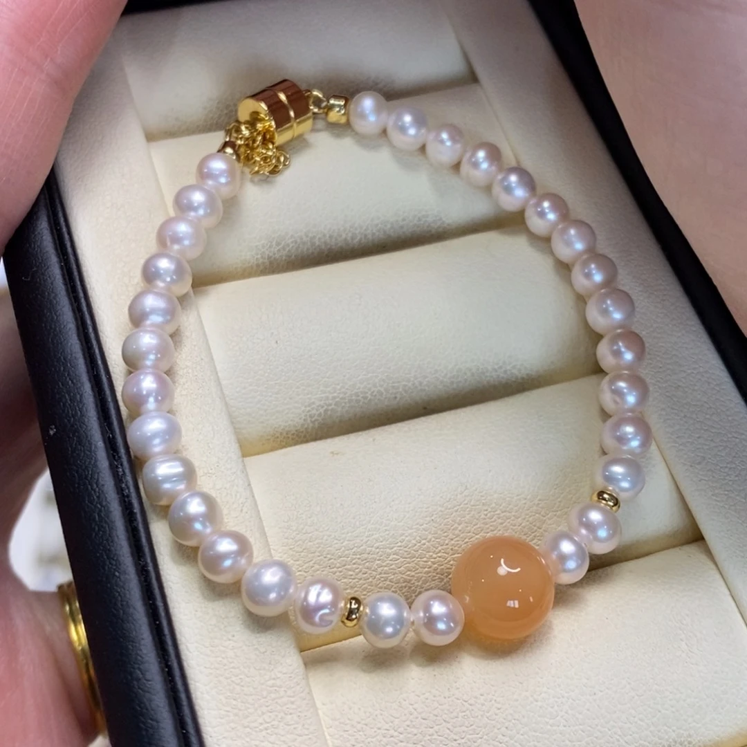 淡水珍珠手链未镶嵌