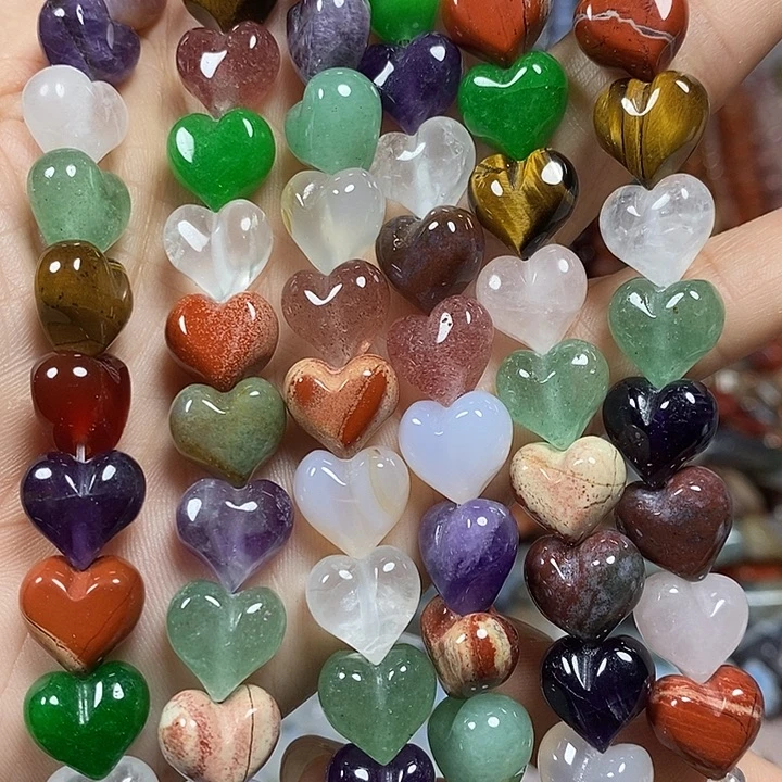 玛瑙/玉髓未镶嵌珠宝半成品多宝屁桃卡12mm15颗