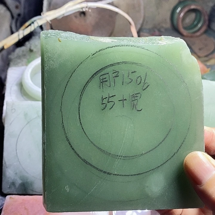 用***1东陵石手镯未镶嵌加工定制