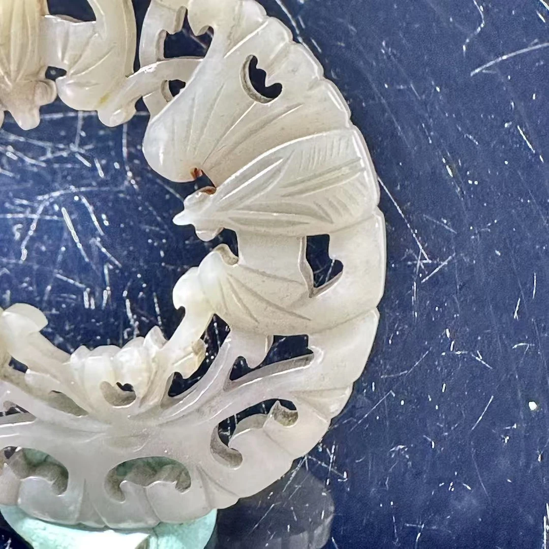 清代和田玉福到眼前玉佩-CS