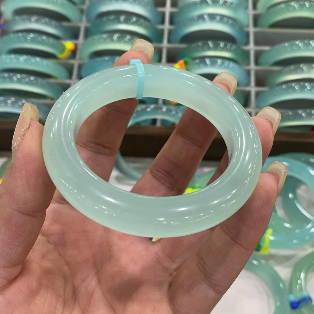 蛇纹石玉银S925镶嵌戒指