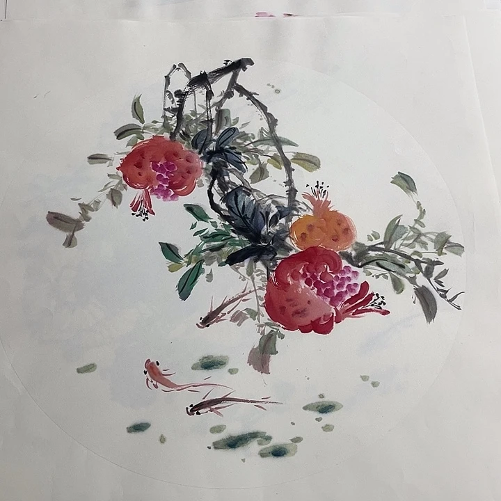 姜奇老师花鸟作品40×40