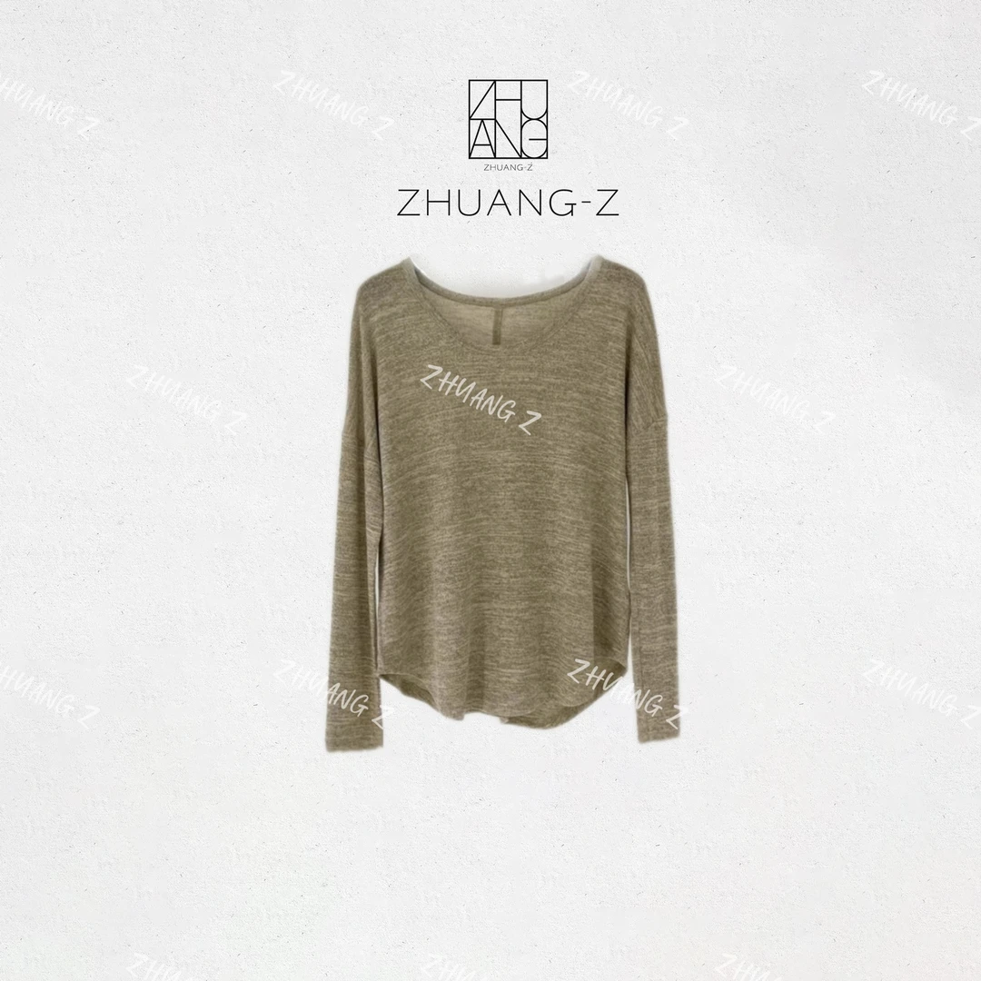 【ZHUANG -Z】（烟云衫）简约百搭针织开衫极简罩衫打底休闲