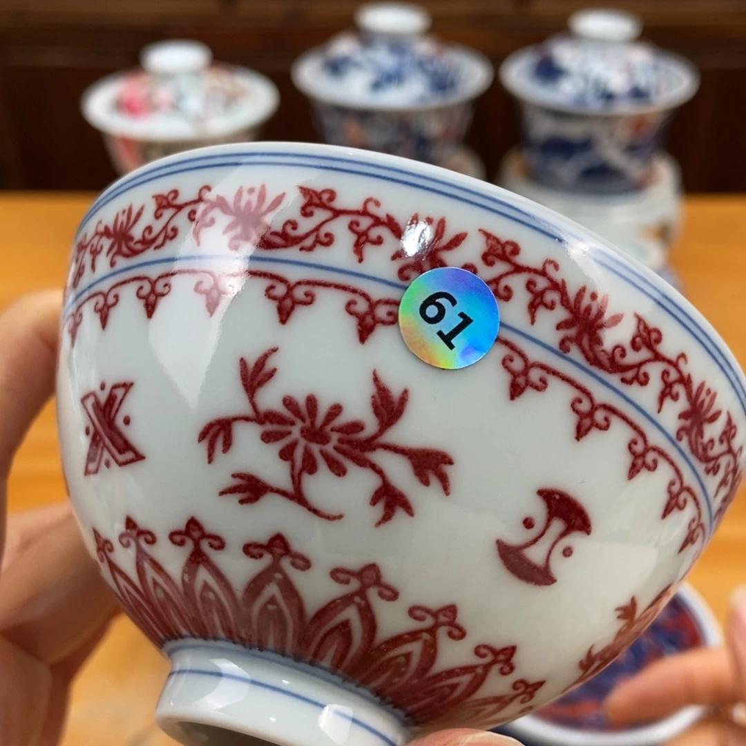 手绘现代茶具非古董