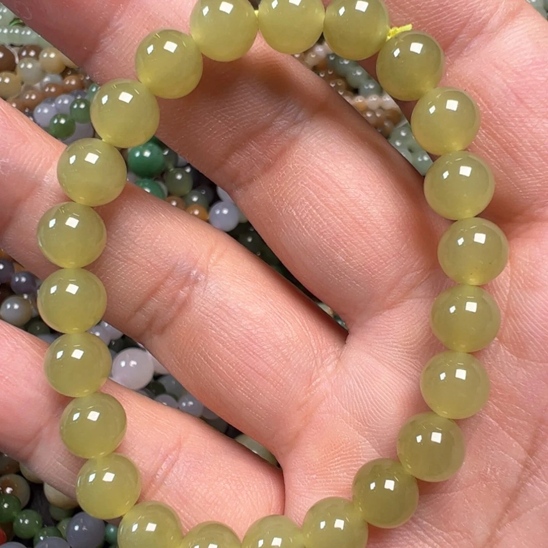 和田玉（糖玉）手链未镶嵌