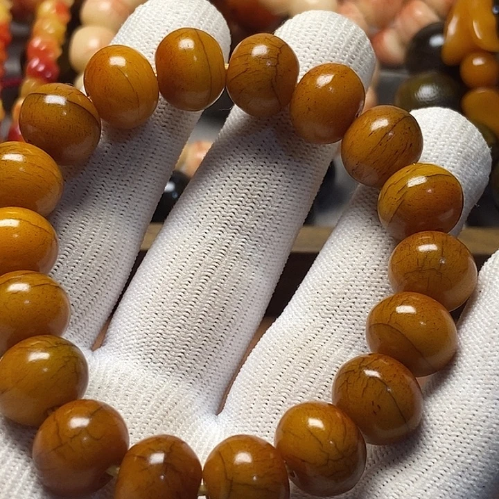 晨***～非金属王老板1.4老料手串